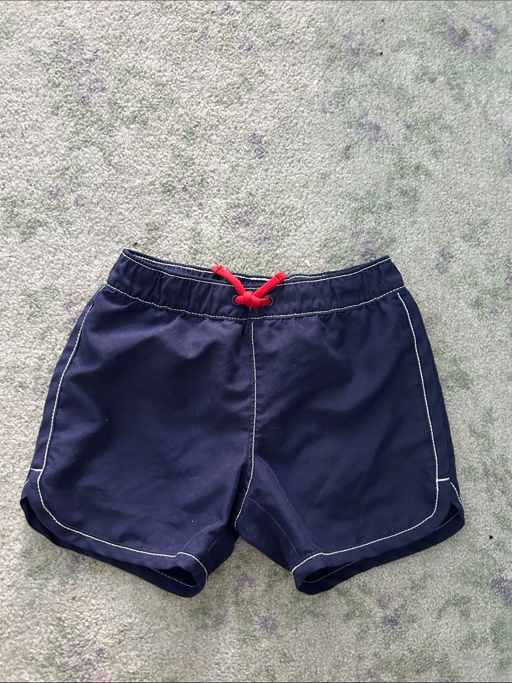 Gap Navy Kids Swim Shorts with Red Drawstring size 18-24m